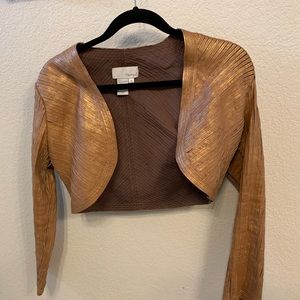 Leather Caplet/shrug